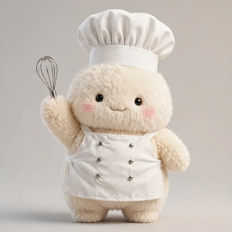 Pro Pack cover — fluffy chef avatar in tall white hat and apron holding a whisk